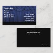 Schauspieler-Entertainer Visitenkarte (Vorne/Hinten)