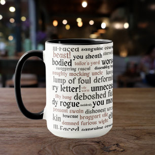 Schauspieler Eröffnungsgeschenk Shakespeare Insult Tasse