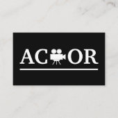 Schauspieler, Filmproduktion Visitenkarte (Vorderseite)