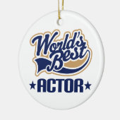 Schauspieler-Geschenk-Verzierung Keramikornament (Links)