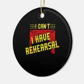 Schauspieler haben Probe Keramik Ornament (Links)