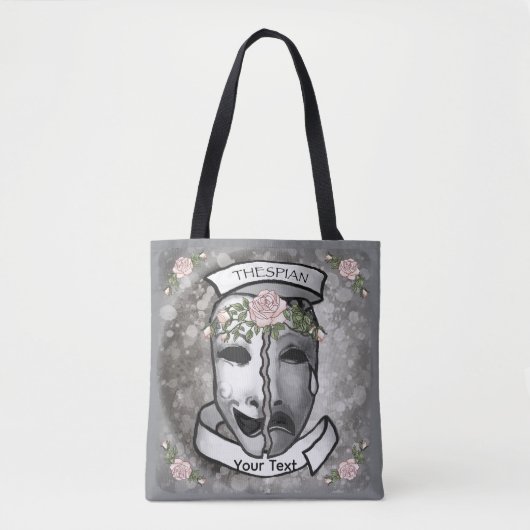 Schauspieler-Halbmasken Tasche (Vorderseite)