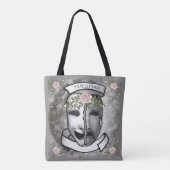 Schauspieler-Halbmasken Tasche (Rückseite)