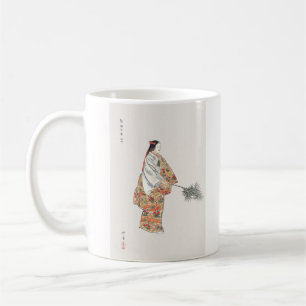 Schauspieler Hanjo japan Kunstmalerei Kogyo Tsukio Kaffeetasse