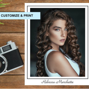 Schauspieler-Headshot-Vorlage 8x10 Rahmen Acting-D Fotodruck