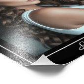 Schauspieler-Headshot-Vorlage 8x10 Schauspiel-Prin Fotodruck (Ecke)