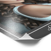 Schauspieler-Headshot-Vorlage 8x10 Schauspiel-Prin Fotodruck (Ecke)