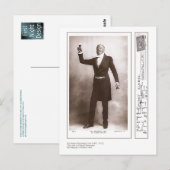 Schauspieler Herbert Beerbohm Tree Postkarte (Vorne/Hinten)
