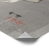 Schauspieler im Noh Theater spielen Kokaji 1925 Poster (Ecke)