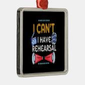 Schauspieler kann ich nicht haben Probe Ornament Aus Metall (Rechts)
