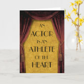 Schauspieler-Karte Karte (Gelbe Blume)