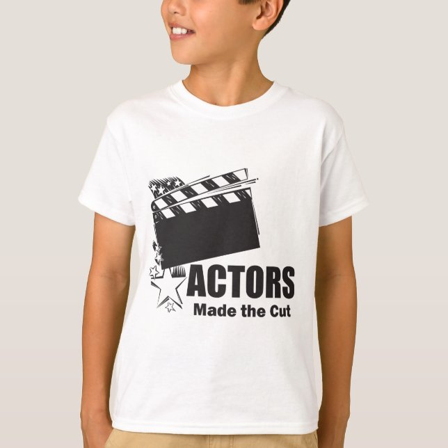 Schauspieler machten den Schnitt T-Shirt (Vorderseite)