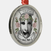 Schauspieler Masken Ornament Aus Metall (Rechts)