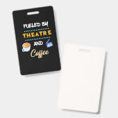 Schauspieler mit Theaterkaffee Ausweis (Vorder- & Rückseite)