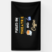 Schauspieler mit Theaterkaffee Banner (Vertikal)