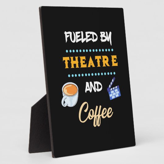 Schauspieler mit Theaterkaffee Fotoplatte (Seite)