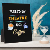 Schauspieler mit Theaterkaffee Fotoplatte (Seite)