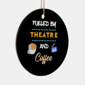 Schauspieler mit Theaterkaffee Keramik Ornament (Rechts)