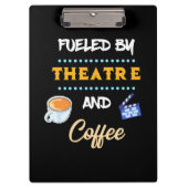 Schauspieler mit Theaterkaffee Klemmbrett (Vorderseite)