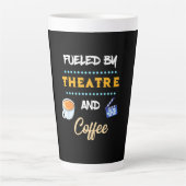 Schauspieler mit Theaterkaffee Milchtasse (Vorderseite)