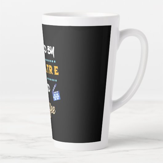 Schauspieler mit Theaterkaffee Milchtasse (Rechts)