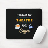 Schauspieler mit Theaterkaffee Mousepad (Mit Mouse)