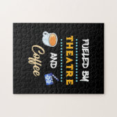 Schauspieler mit Theaterkaffee Puzzle (Horizontal)