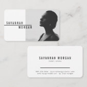 Schauspieler Model Dancer Foto trendy zeitgenössis Visitenkarte (Vorne/Hinten)