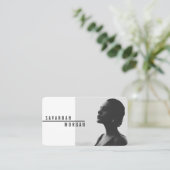 Schauspieler Model Dancer Foto trendy zeitgenössis Visitenkarte (Stehend Vorderseite)