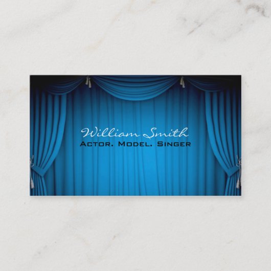 Schauspieler/model/singer Visitenkarte (Vorderseite)