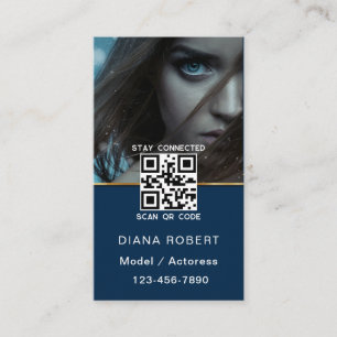 Schauspieler Model Tänzer Foto trendy zeitgenössis Visitenkarte