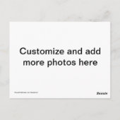 Schauspieler/Modell-Headshot-Postkarte Postkarte (Rückseite)