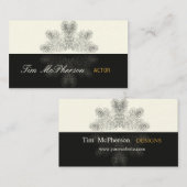 Schauspieler-modische Pfau-Federn Visitenkarte (Vorne/Hinten)