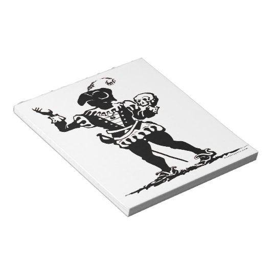 Schauspieler Notizblock (angewinkelt)