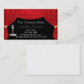 Schauspieler oder Sänger Visitenkarte (Vorne/Hinten)