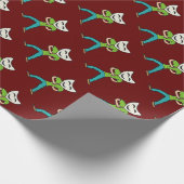 Schauspieler Schauspiel mit Maske Geschenkpapier (Ecke)
