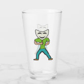 Schauspieler Schauspiel mit Maske Glas (Rückseite)