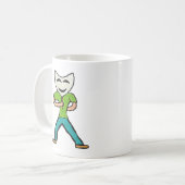 Schauspieler Schauspiel mit Maske Kaffeetasse (Vorderseite Links)