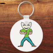 Schauspieler Schauspiel mit Maske Schlüsselanhänger (Vorderseite)