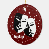 Schauspieler Schauspiel Theater Design Keramik Keramik Ornament (Links)