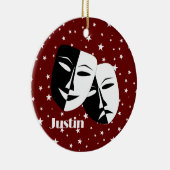 Schauspieler Schauspiel Theater Design Keramik Ornament (Rechts)