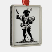 Schauspieler Silbernes Ornament (Rechts)