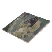 Schauspieler und Maske, vom Haus des tragischen Fliese (Seite)