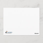 Schauspieler und Model White Headshot Comp Postkarte (Rückseite)