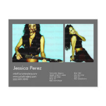 Schauspieler und Modell 2 Schwarz-Grau-Headshot Co