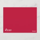 Schauspieler und Modell 2 Shot Red Headshot Comp Postkarte (Rückseite)