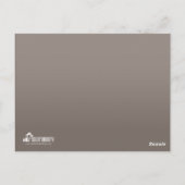 Schauspieler und Modell 2 Shot Warm Gray Headshot Postkarte (Rückseite)