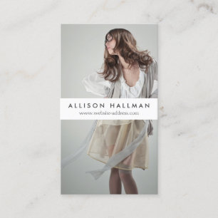 Schauspieler und Modelle - Headshot Nr. 2 Visitenk Visitenkarte