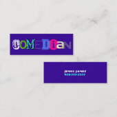 Schauspieler-Visitenkarten Mini Visitenkarte (Vorne/Hinten)