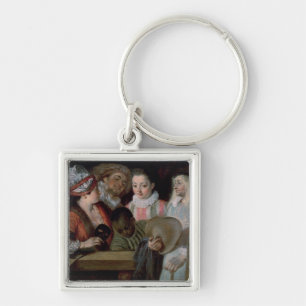 Schauspieler vom Theater Francais, c.1714-15 Schlüsselanhänger